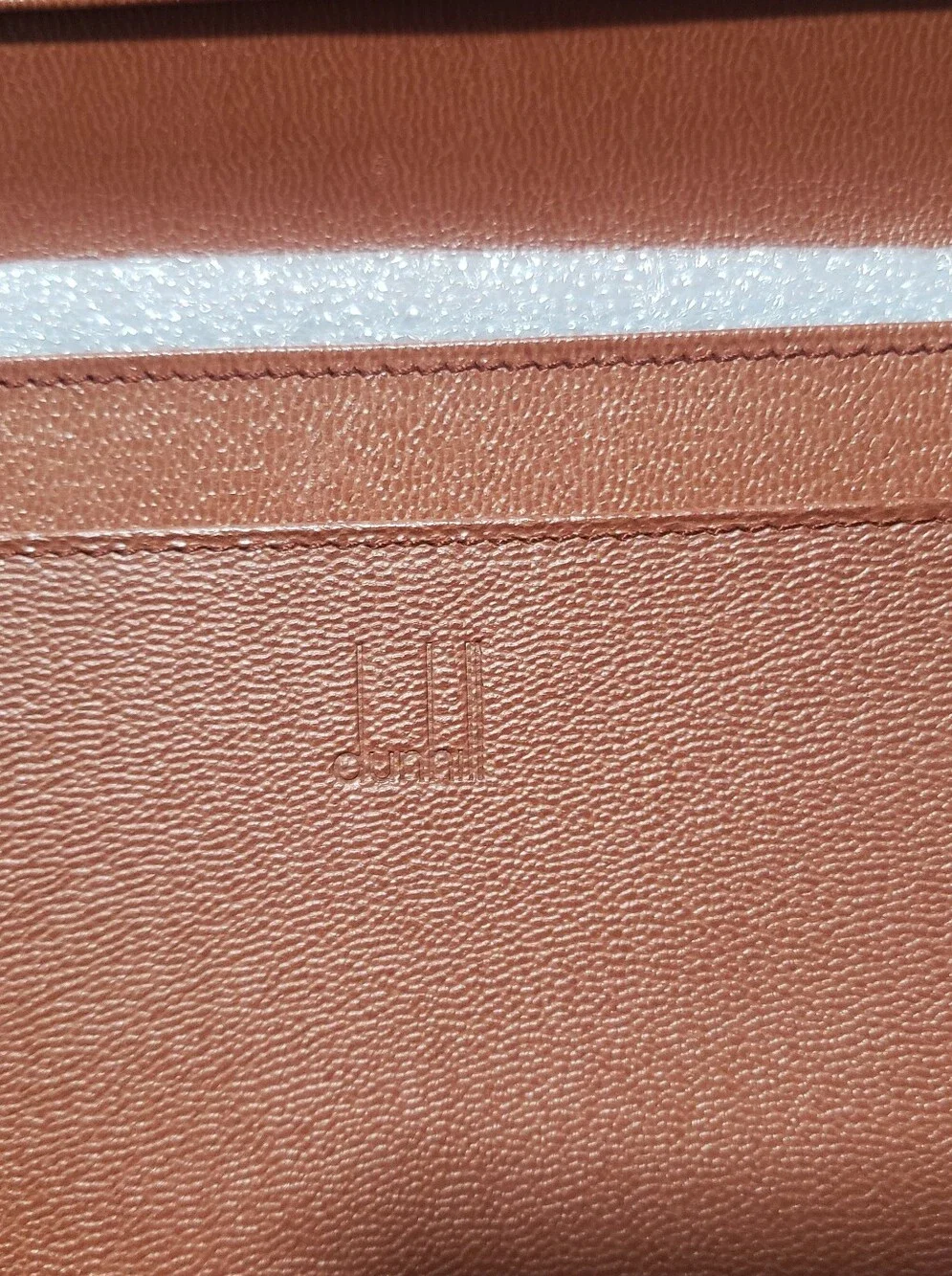 Dunhill Brown Leather Wallet